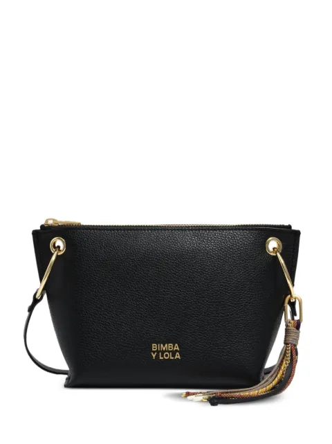 Bimba y Lola medium trapezium leather crossbody bag