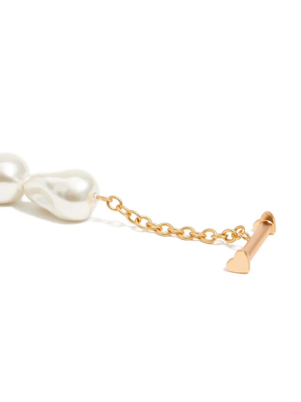 Bimba Y Lola Chain Heart Logo Bracelet In Gold
