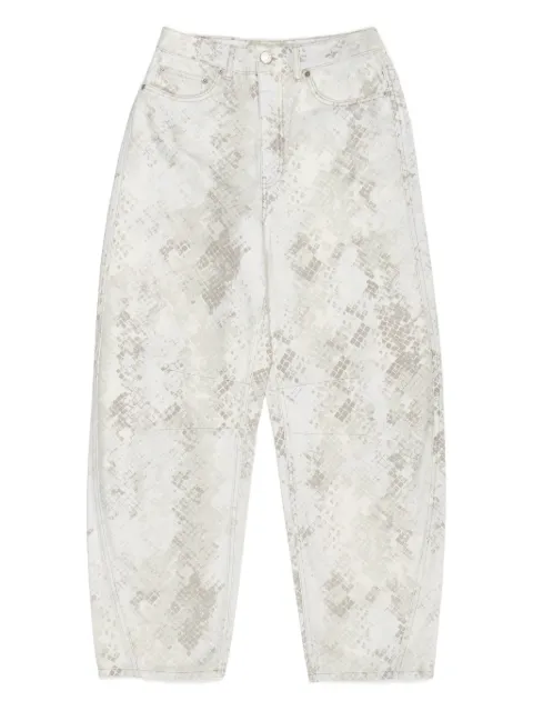Bimba y Lola snake-print jeans