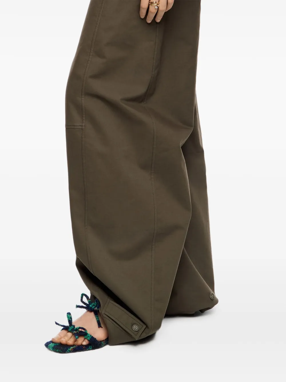 Bimba y Lola Jack met ribfluwelen kraag Beige