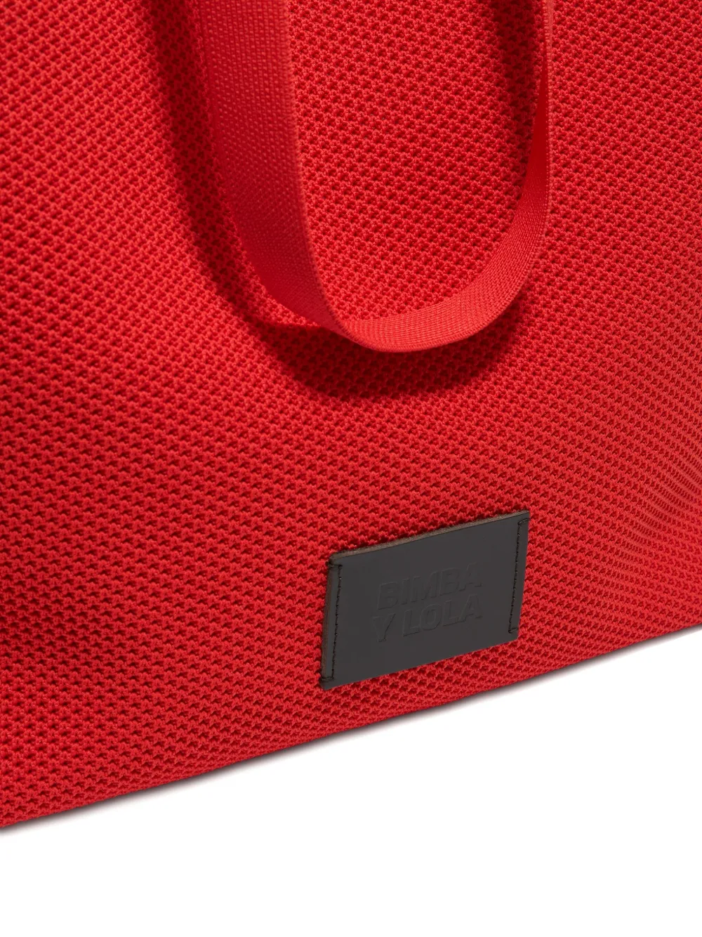 Bimba Y Lola Large Chihuahua Shoulder Bag In Red