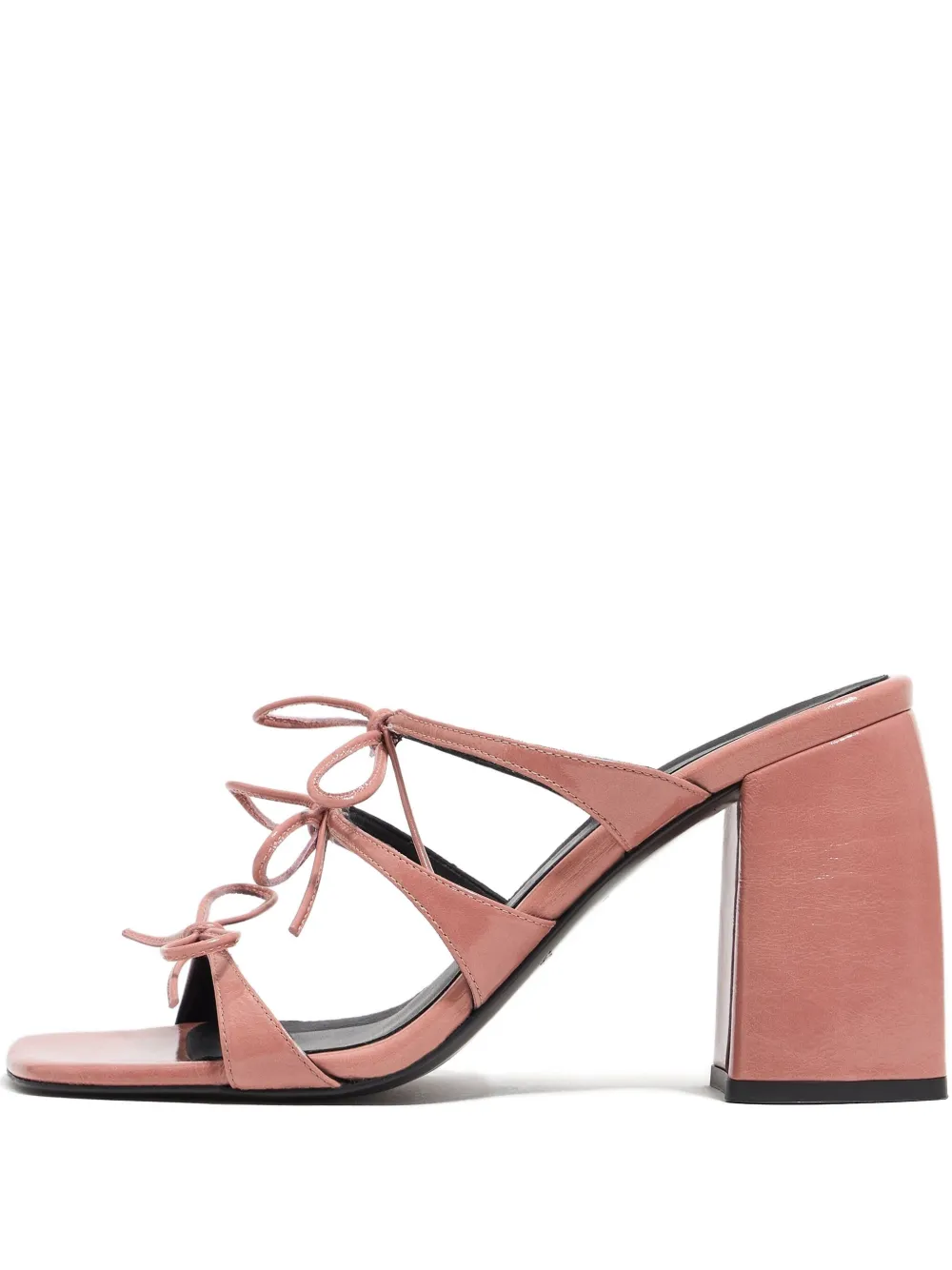 Bimba y Lola 95mm bow-tie block-heel sandals Pink