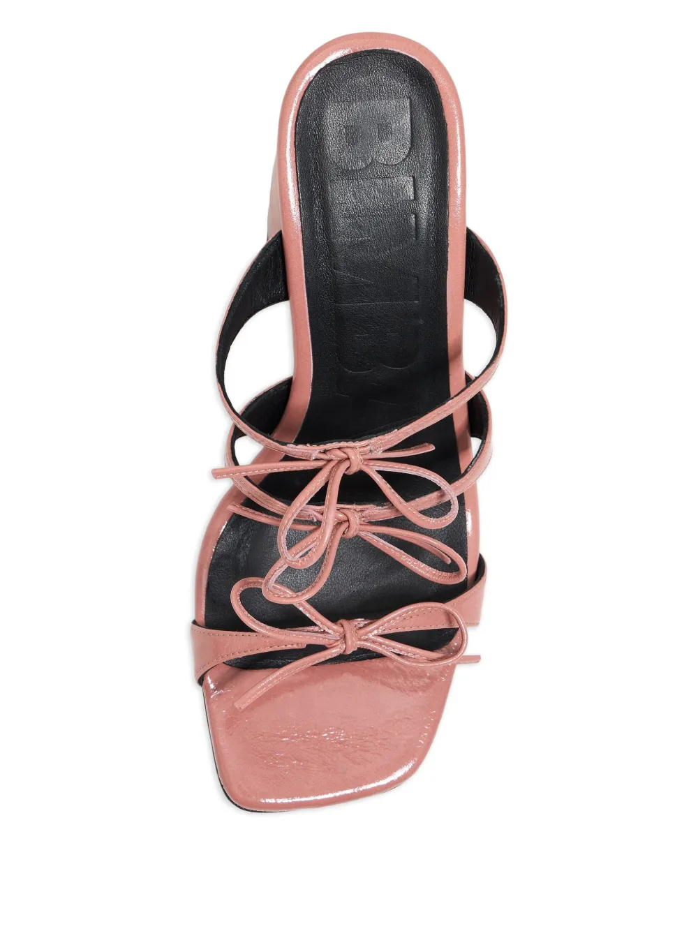 Bimba y Lola 95mm bow-tie block-heel sandals Pink
