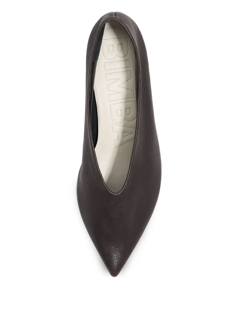 Bimba Y Lola Pointed-toe Cone-heel Pumps In Brown