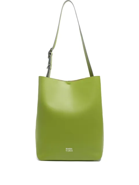 Bimba y Lola large Carlino leather shoulder bag