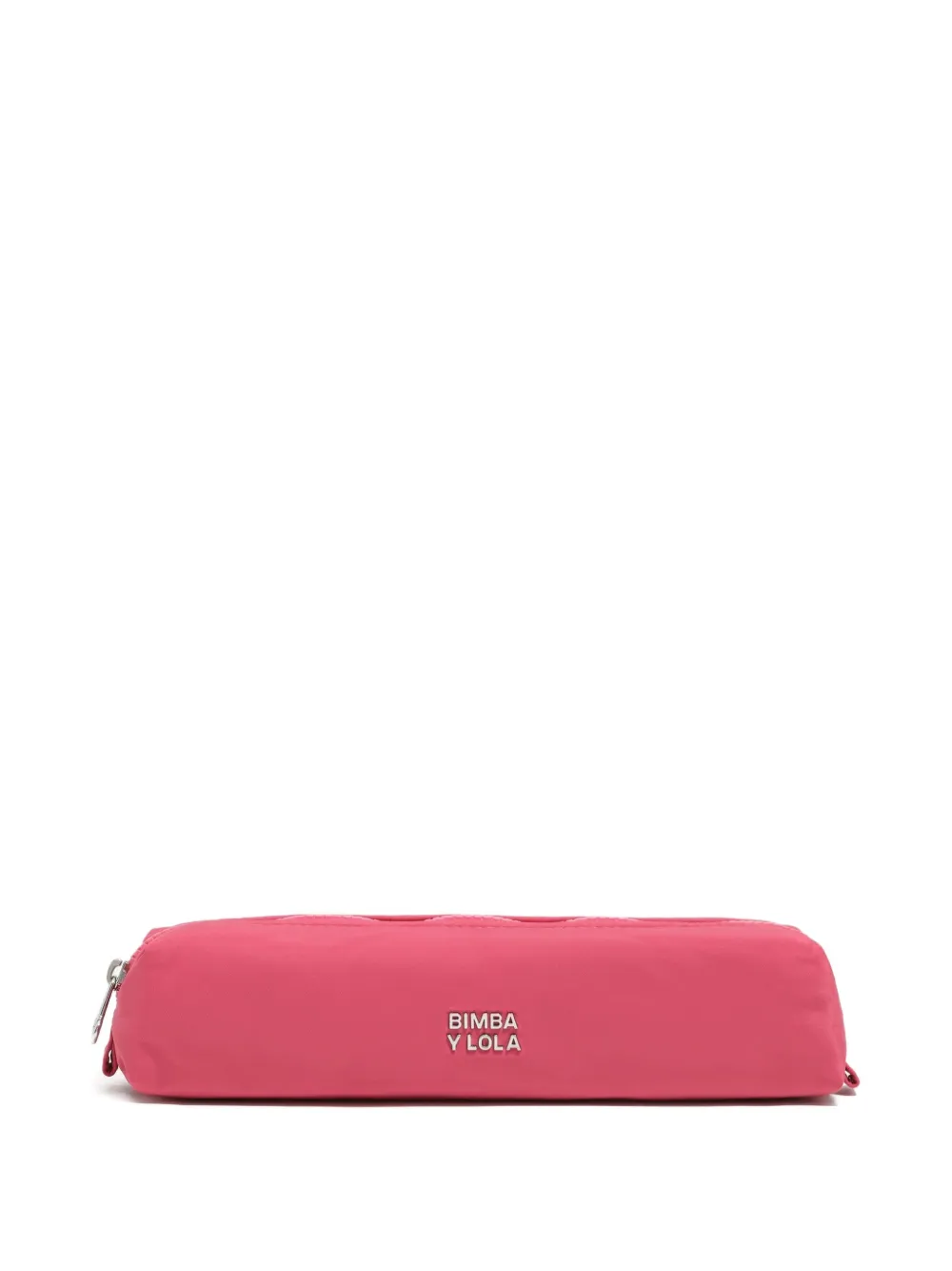 Bimba Y Lola Small Logo-plaque Make-up Bag In Pink