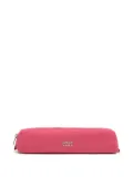 Bimba y Lola small logo-plaque make-up bag - Pink