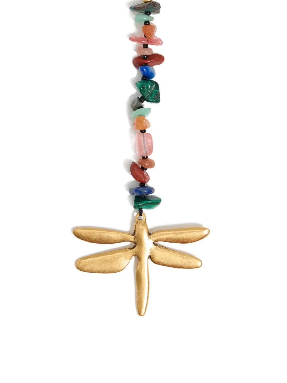 Bimba Y Lola Dragonfly Stone Necklace In Multi