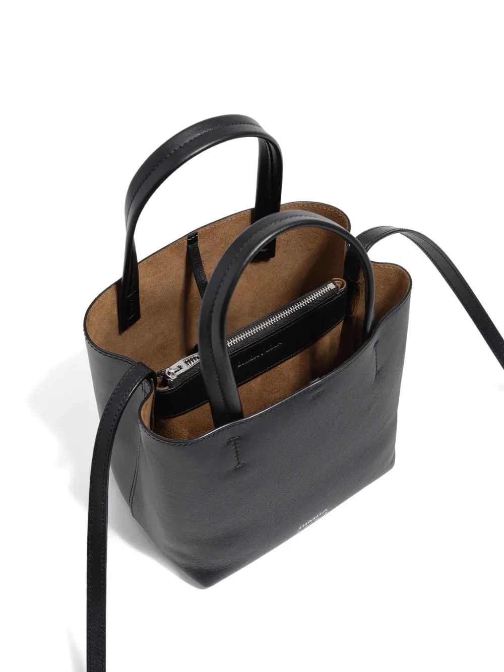 Bimba Y Lola Small Chihuahua Leather Top-handles Tote Bag In Black