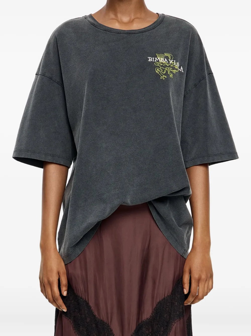 Bimba y Lola frog-embroidered cotton T-shirt | T-Shirts & Jersey Shirts | Image 2