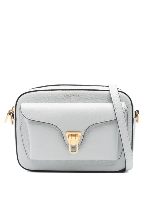 Coccinelle flap-pocket leather shoulder bag