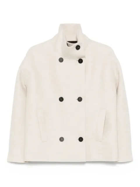 Harris Wharf London double-breasted wool jacket