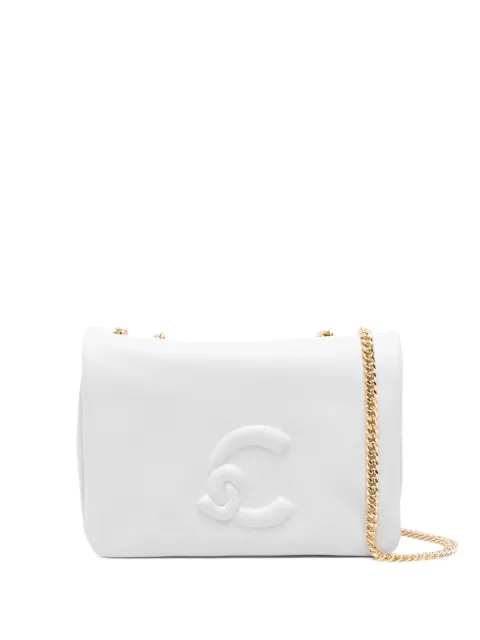 Coccinelle mini embossed-logo shoulder bag