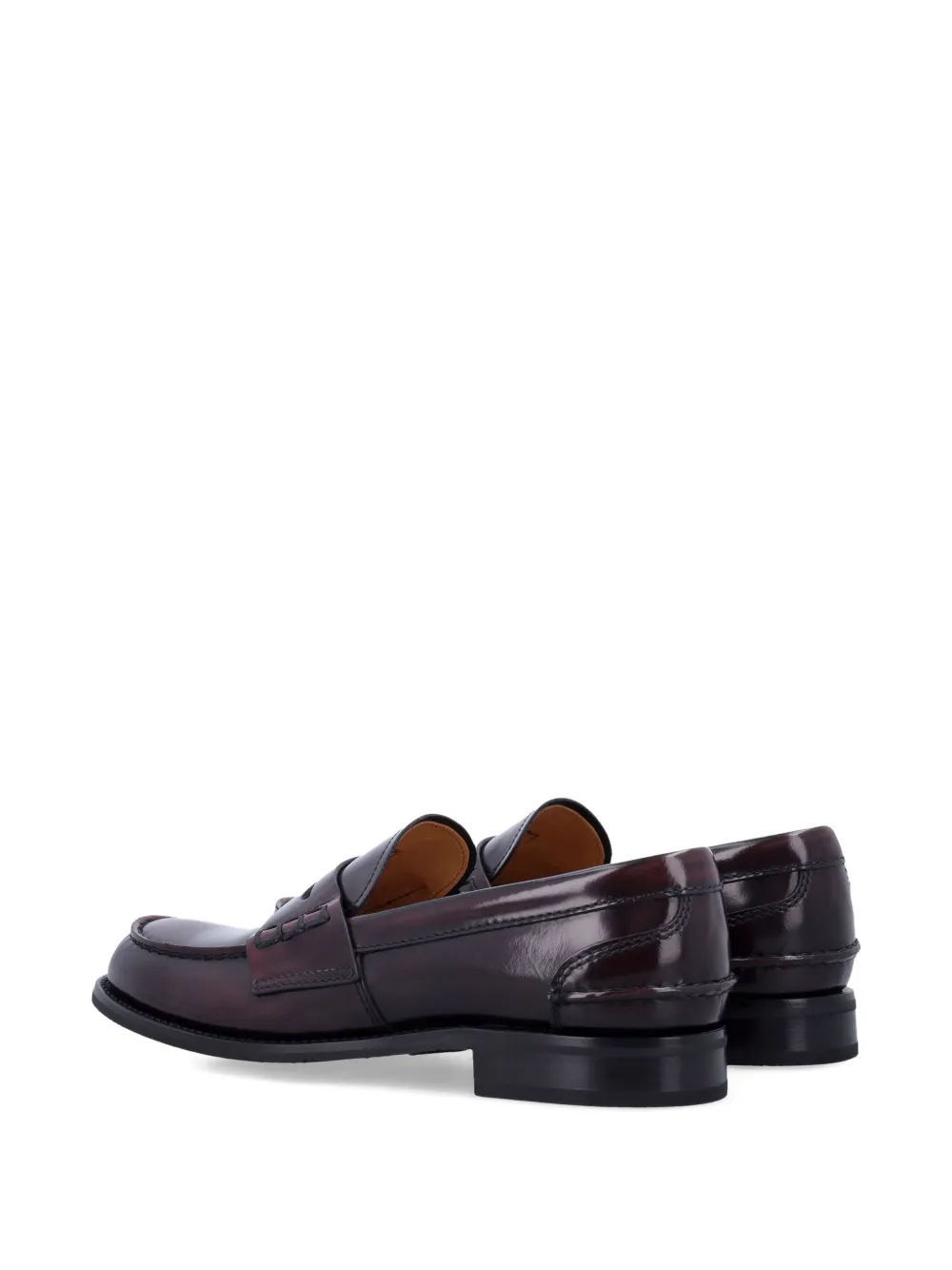 Church's Pembrey leather loafers Red