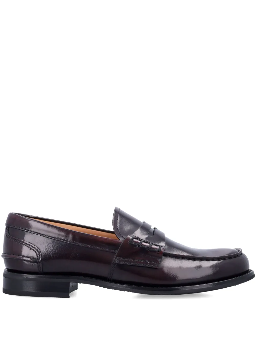 Church's Pembrey leather loafers Red