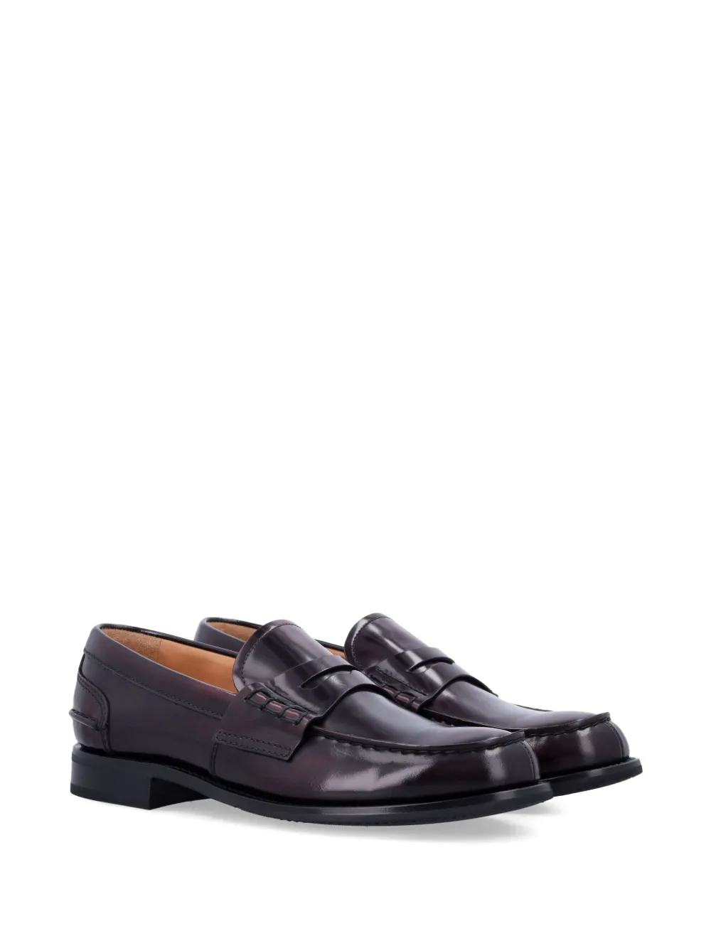 Church's Pembrey leren loafers - Rood