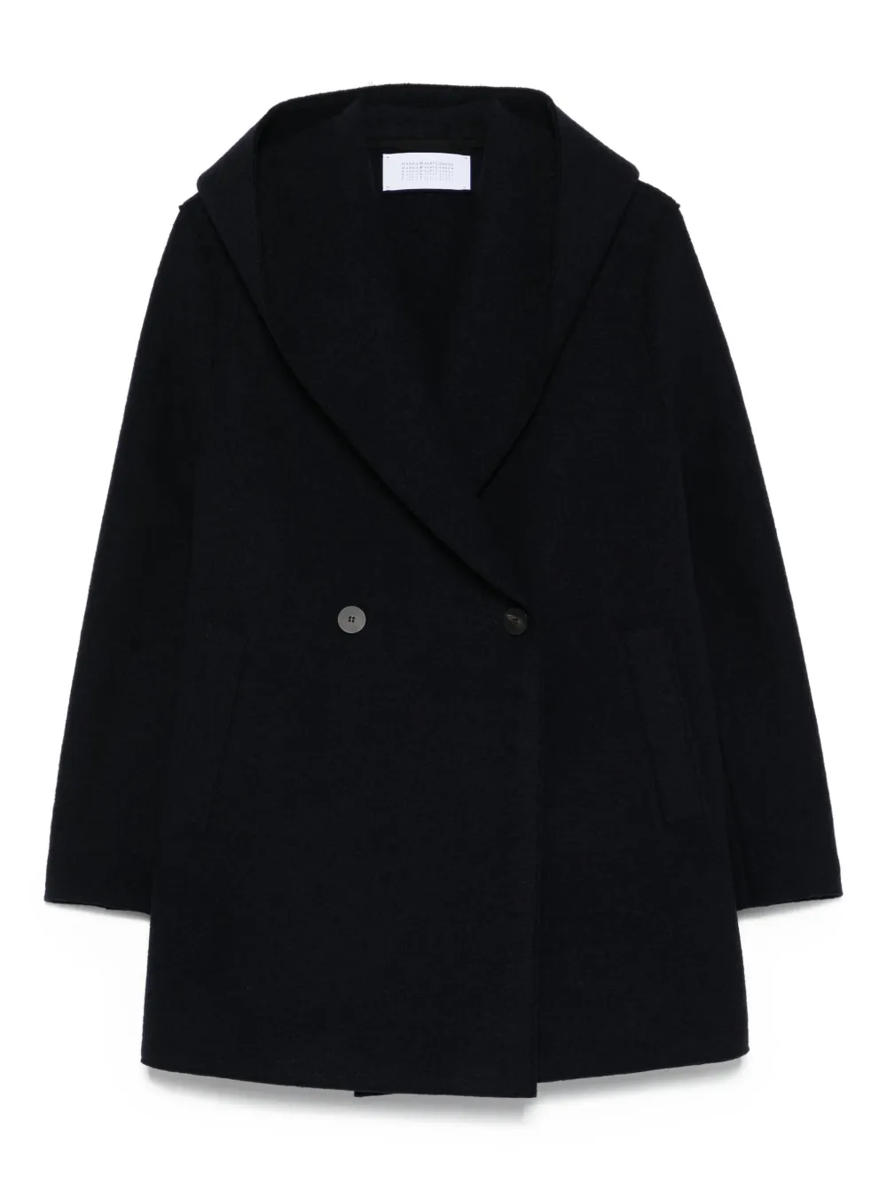 Harris Wharf London double-breasted wool coat Blauw