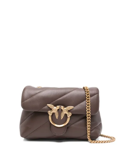 PINKO Love quilted logo-plaque shoulder bag