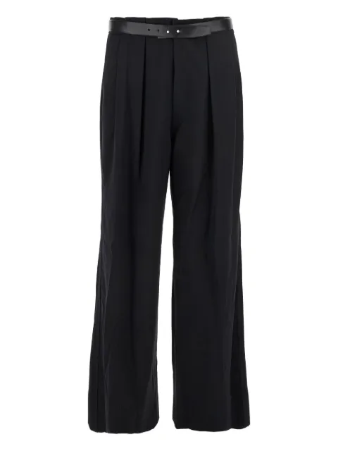 Juun.J pleated-details belted trousers