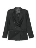 Tagliatore double-breasted pleated suit - Grey
