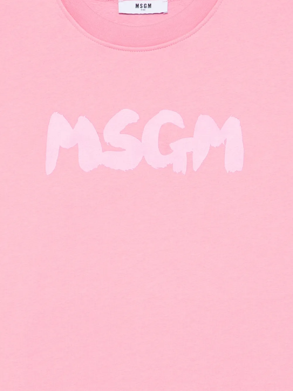 MSGM Kids Sweater met logoprint Roze
