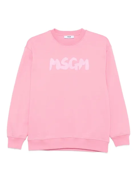 MSGM Kids logo-print sweatshirt