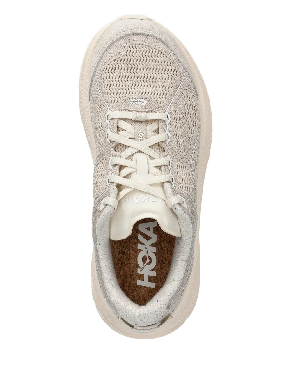 HOKA mesh-panel sneakers Grey