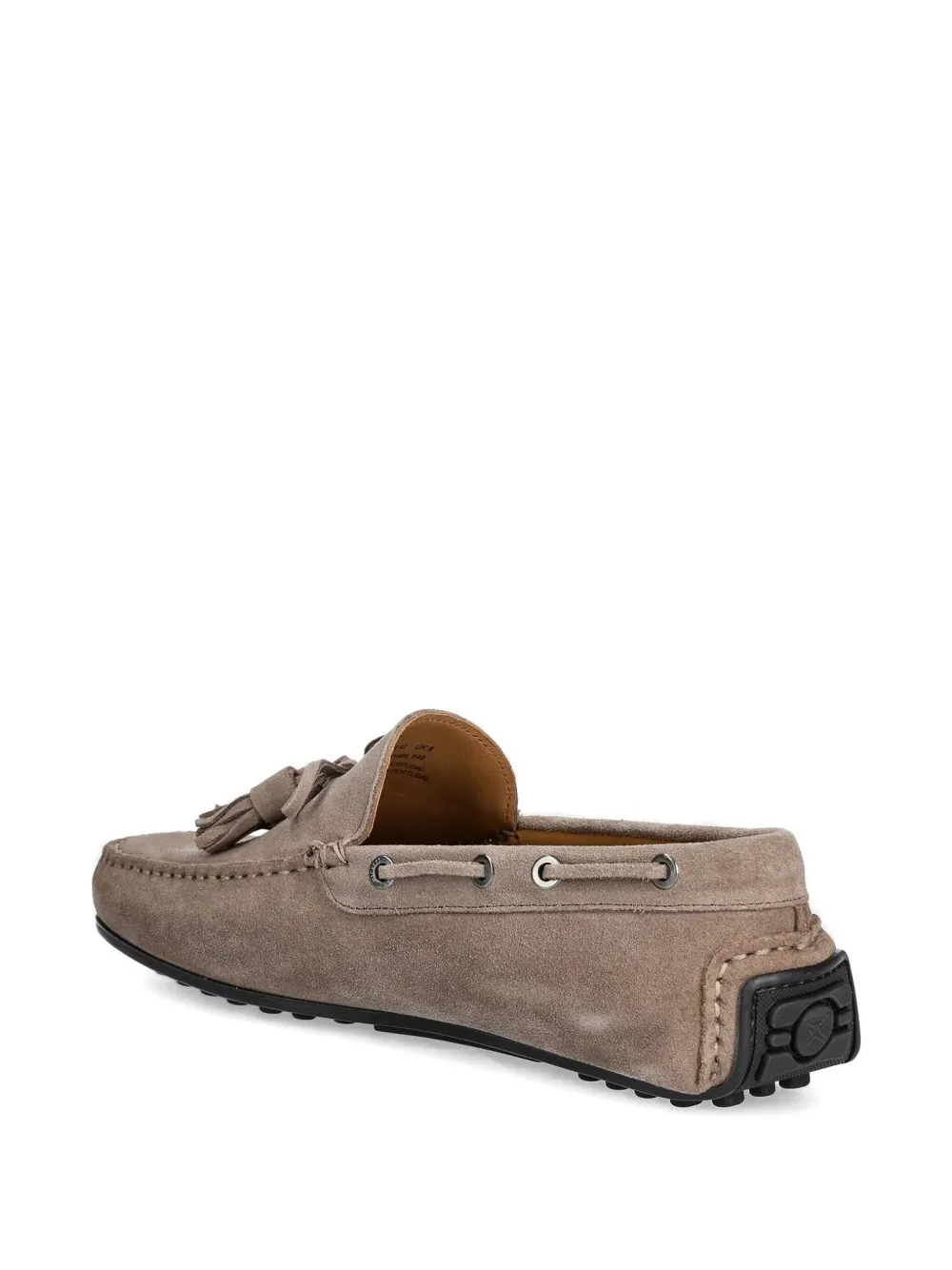 Hackett Driver tassel-suede loafers Brown