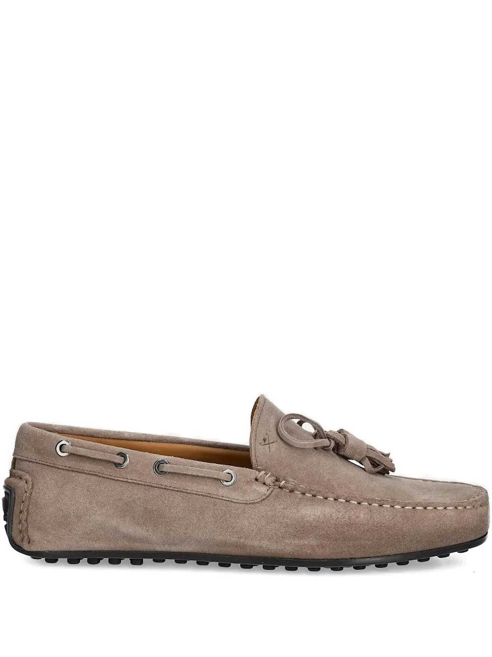 Hackett Driver tassel-suede loafers Brown