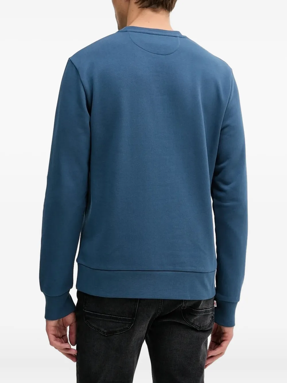 Hackett Sweater met logo - Blauw