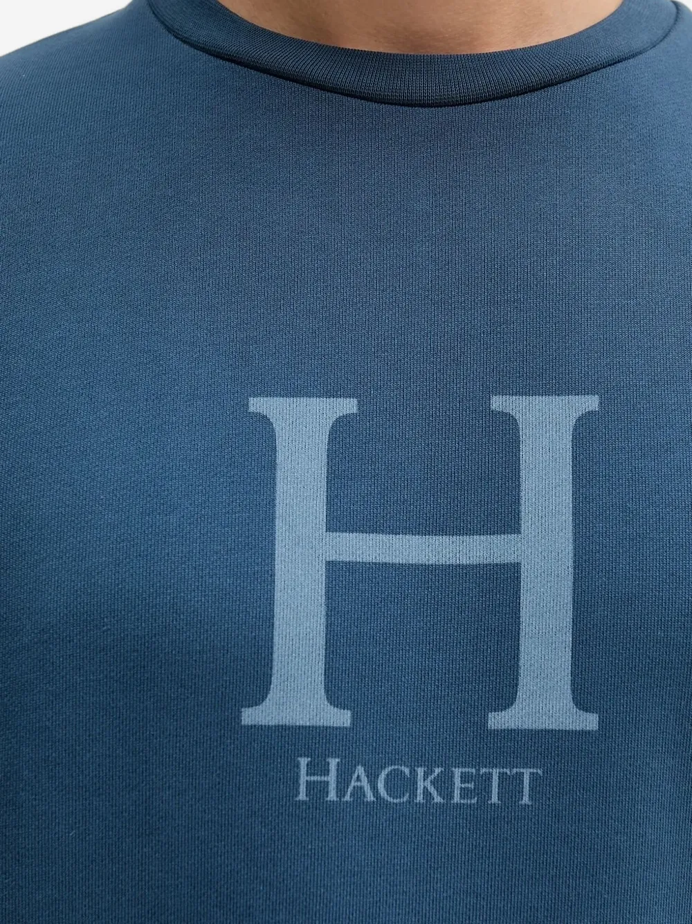 Hackett logo sweatshirt Blauw