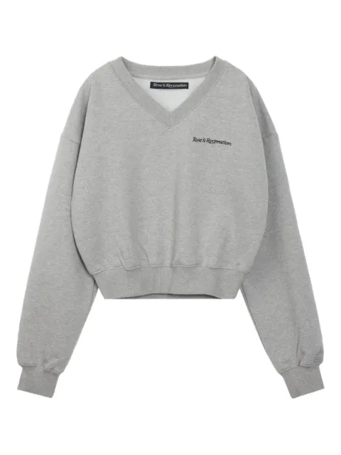 Rest&Recreation v-neck embroidered jumper