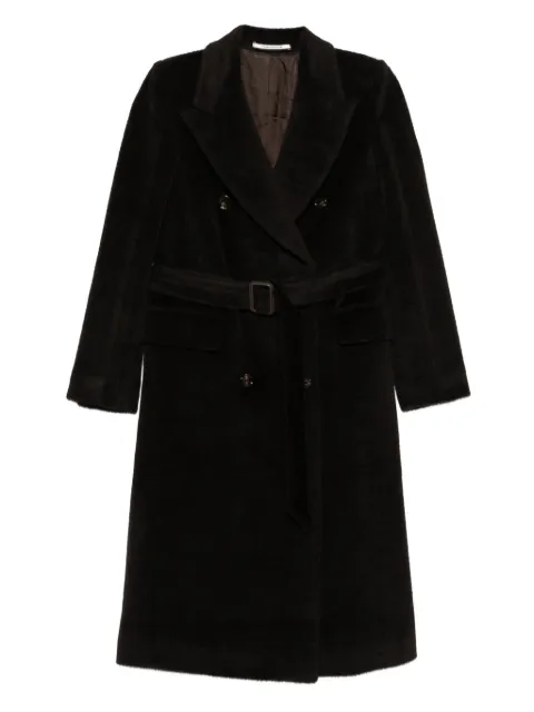 Tagliatore belted double-breasted coat