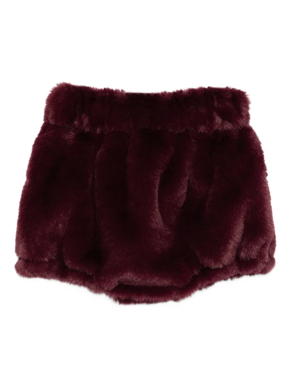La Stupenderia Shorts van imitatiebont Rood