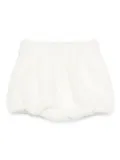 La Stupenderia elasticated-waistband shorts - White