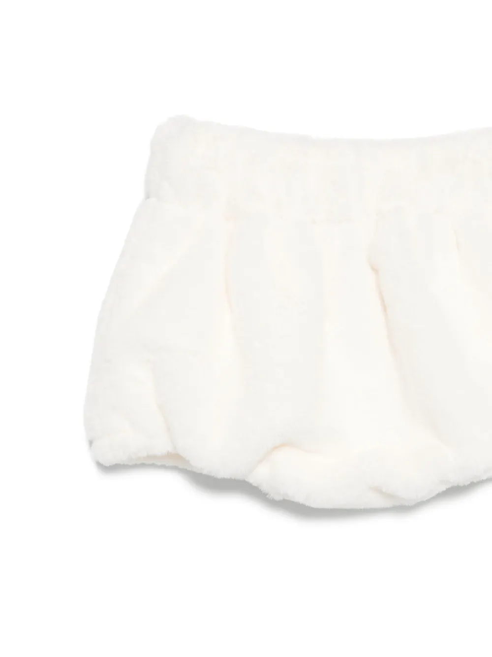 La Stupenderia Shorts met elastische band Wit