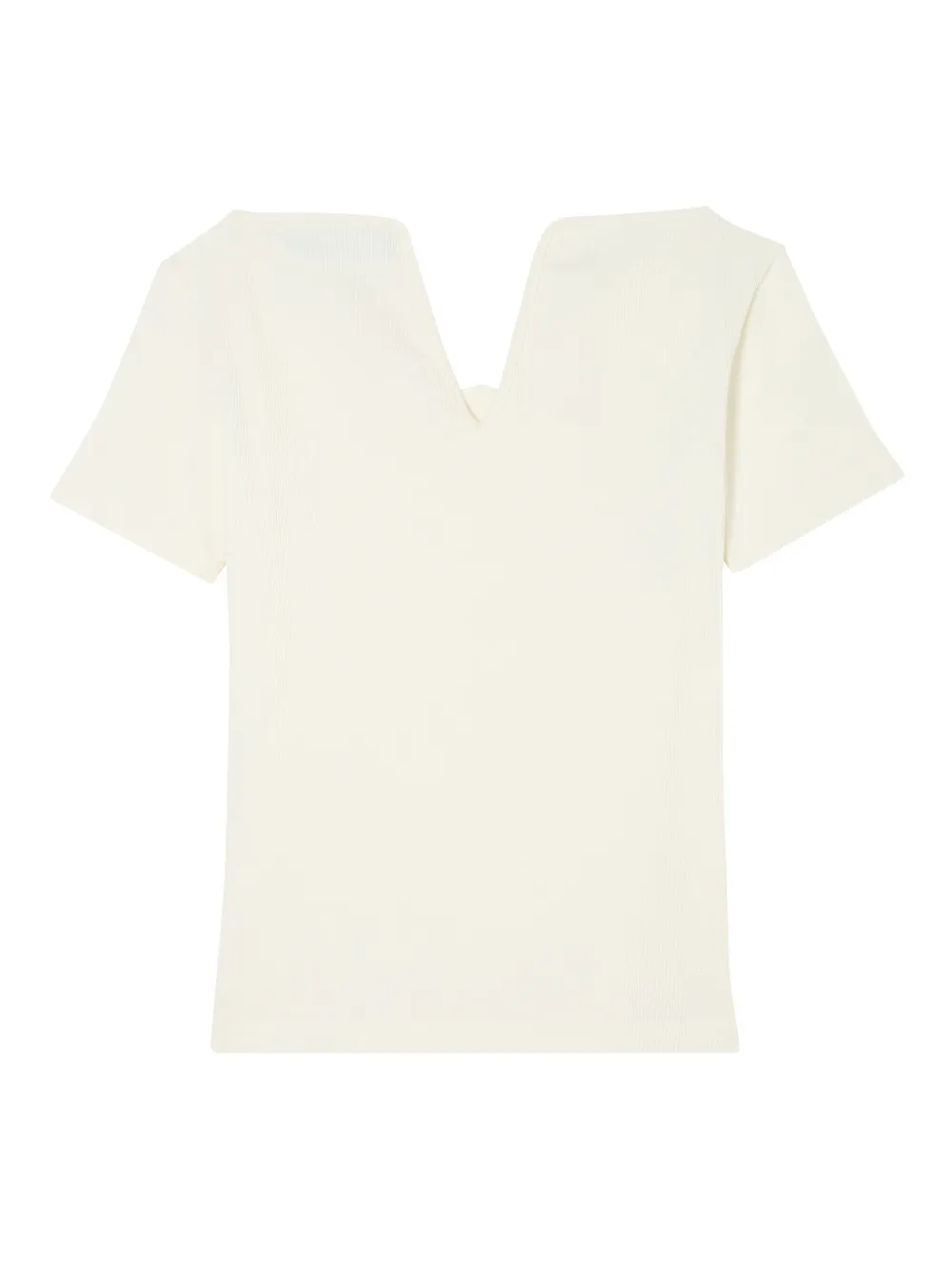 Sunnei ribbed V-neck T-shirt | T-Shirts | Image 2