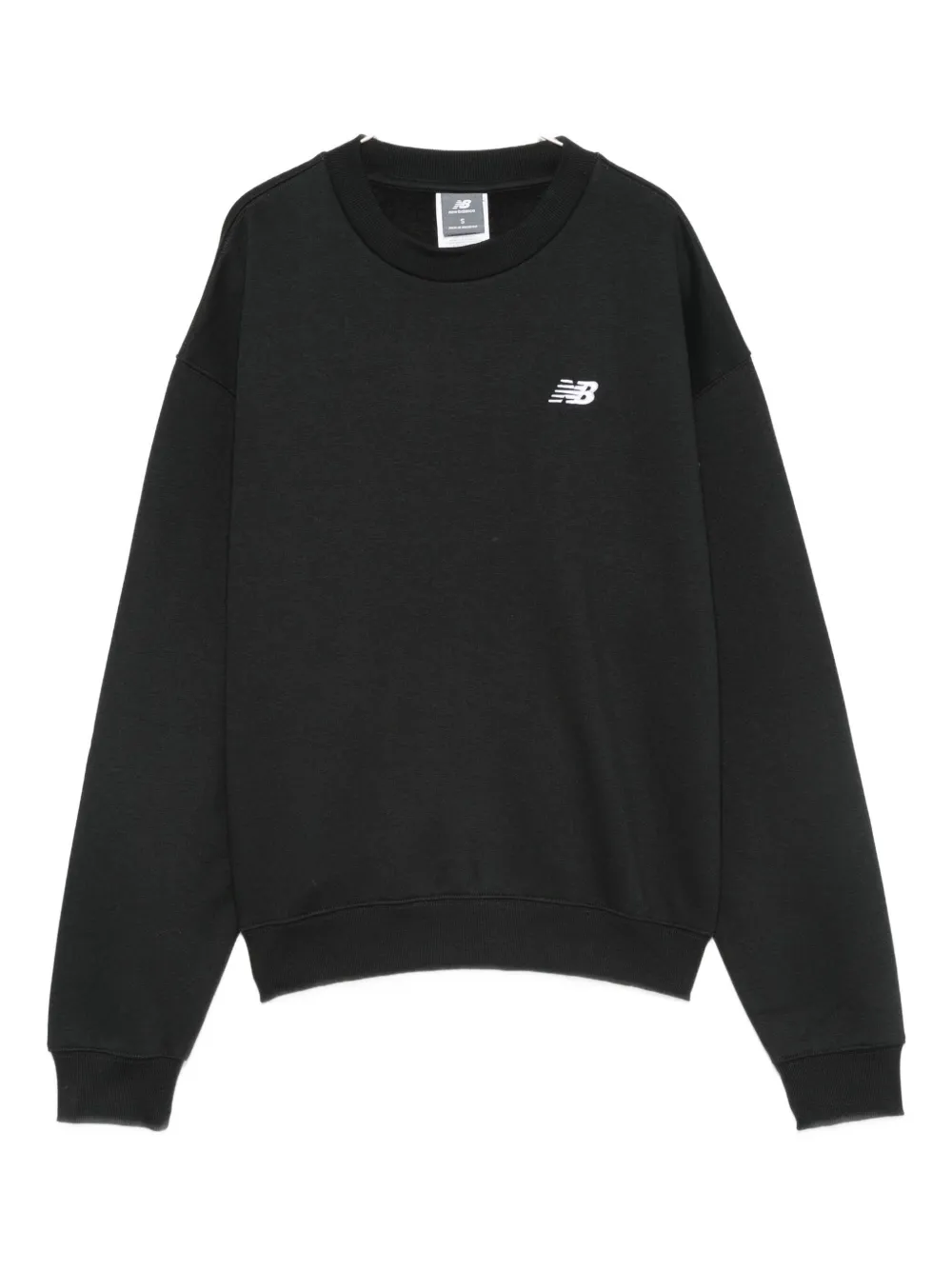 New Balance logo-embroidered crew neck sweatshirt - Nero