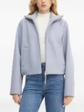 BOSS high-neck zip-front jacket - Blue