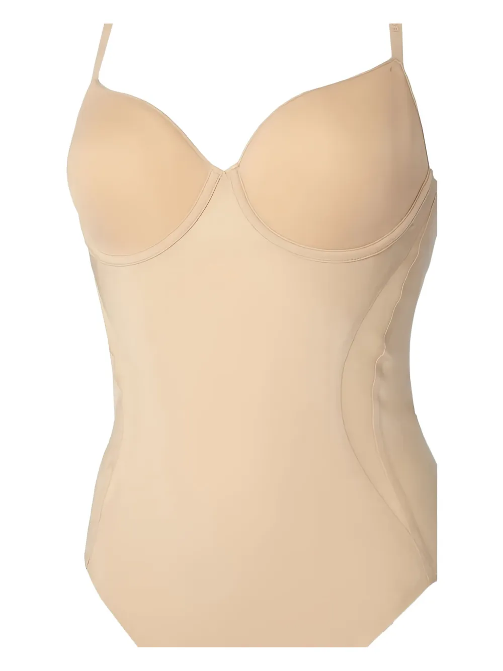 Hugo Boss Open Back Body In Neutral
