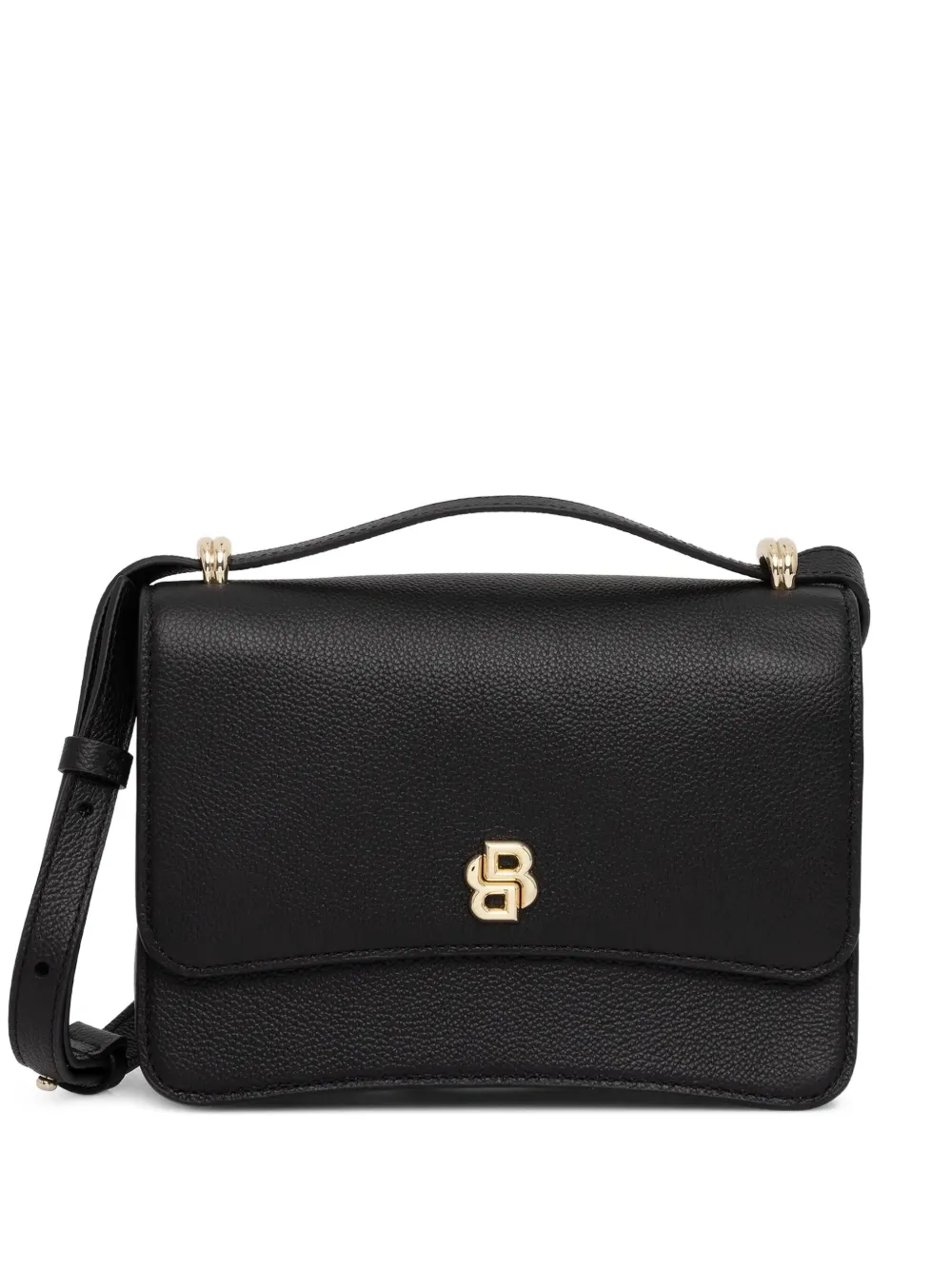 logo-plaque top-handle satchel bag