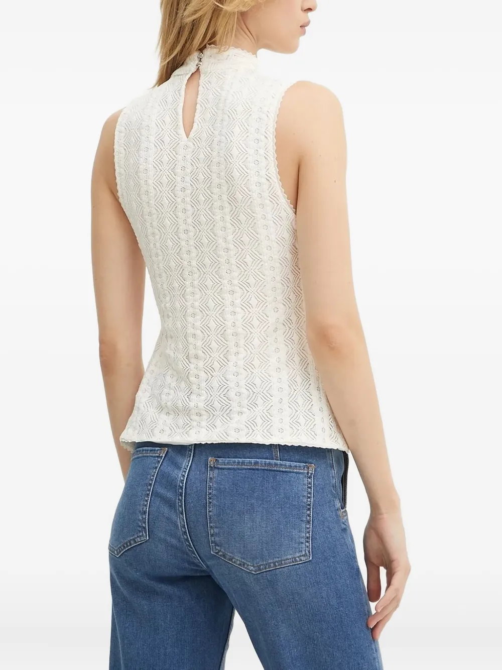 BOSS Iveylor geometric-lace blouse | Blouses | Image 2