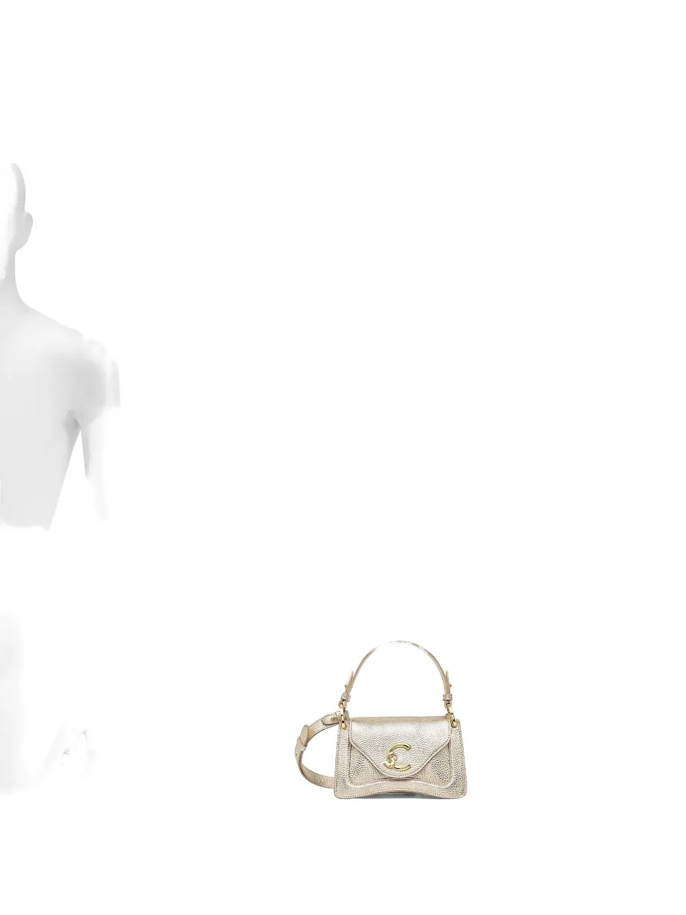 Coccinelle C-me crossbody bag Beige