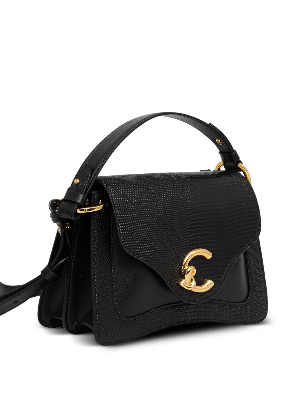 Coccinelle C-Me leren shopper Zwart