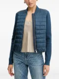 BOSS quilted panelled jacket - Blue