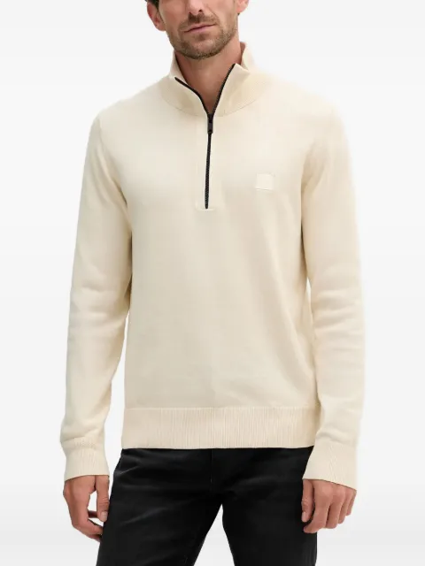 BOSS embroidered-logo sweater