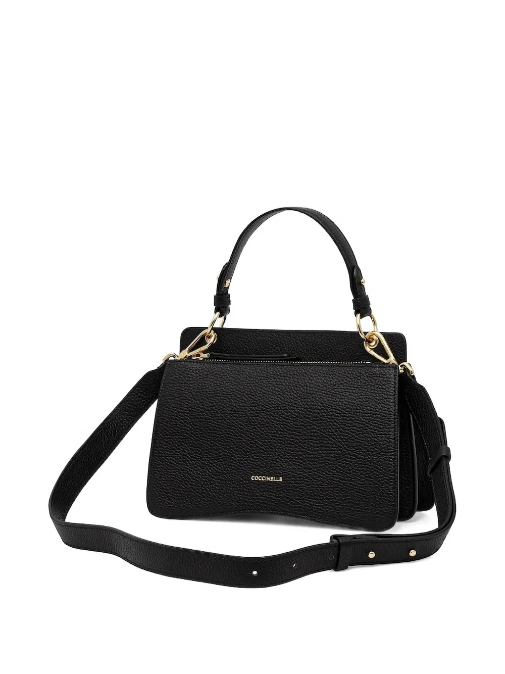 Coccinelle C-ME leather cross body bag Zwart