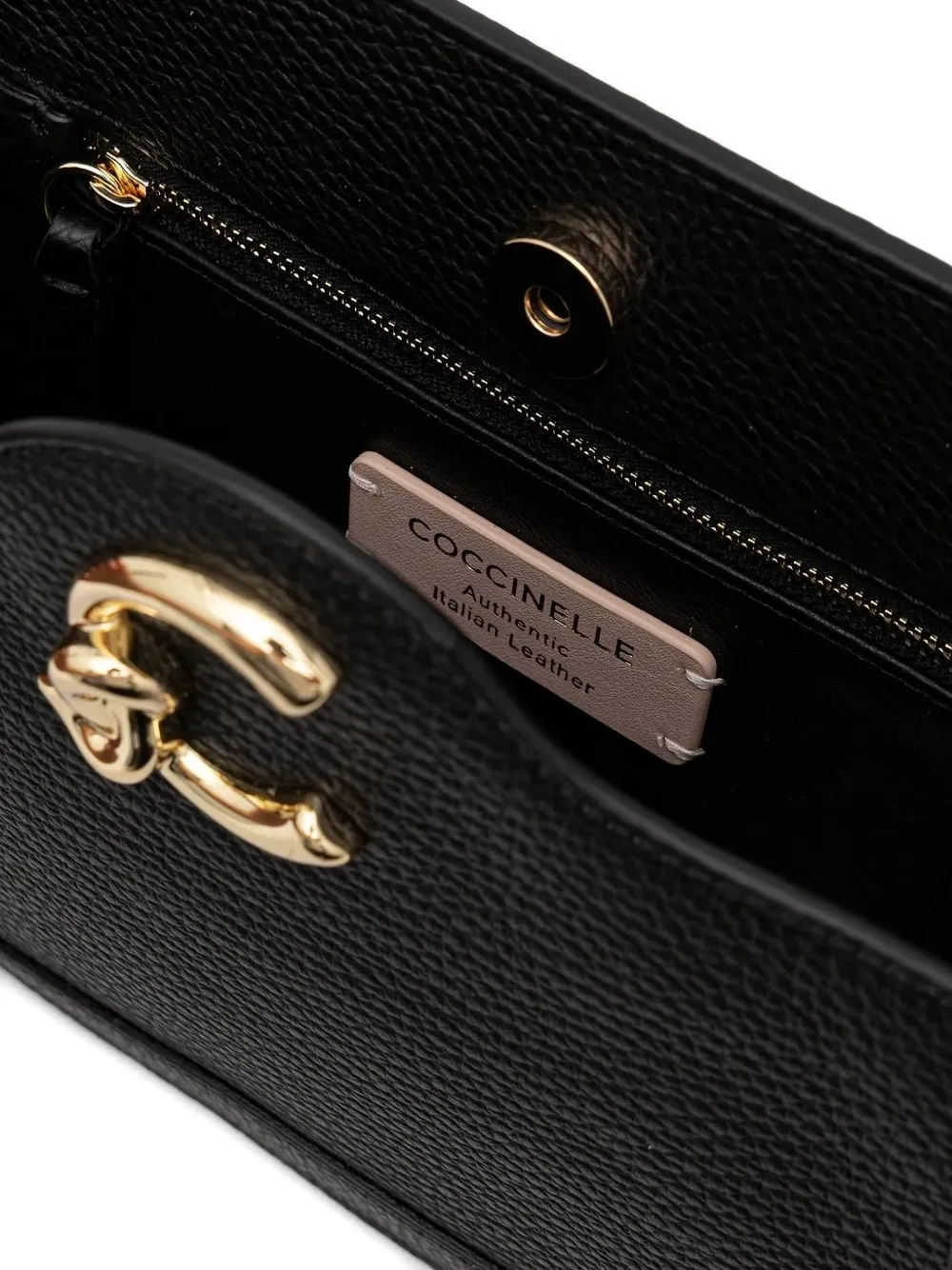 Coccinelle C-ME leather cross body bag Zwart