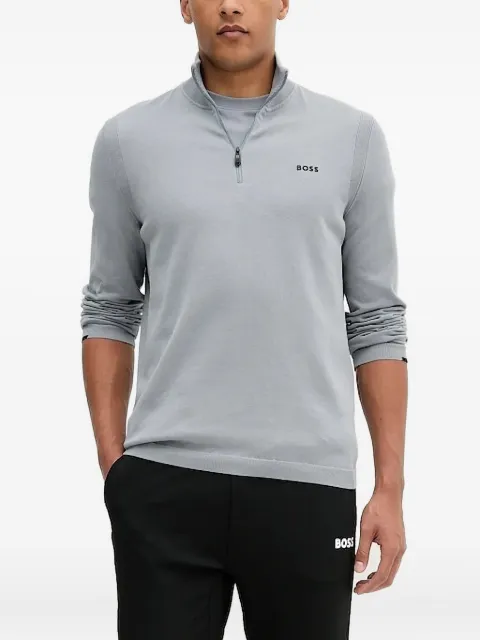 BOSS Ever high-neck zip-up sweater