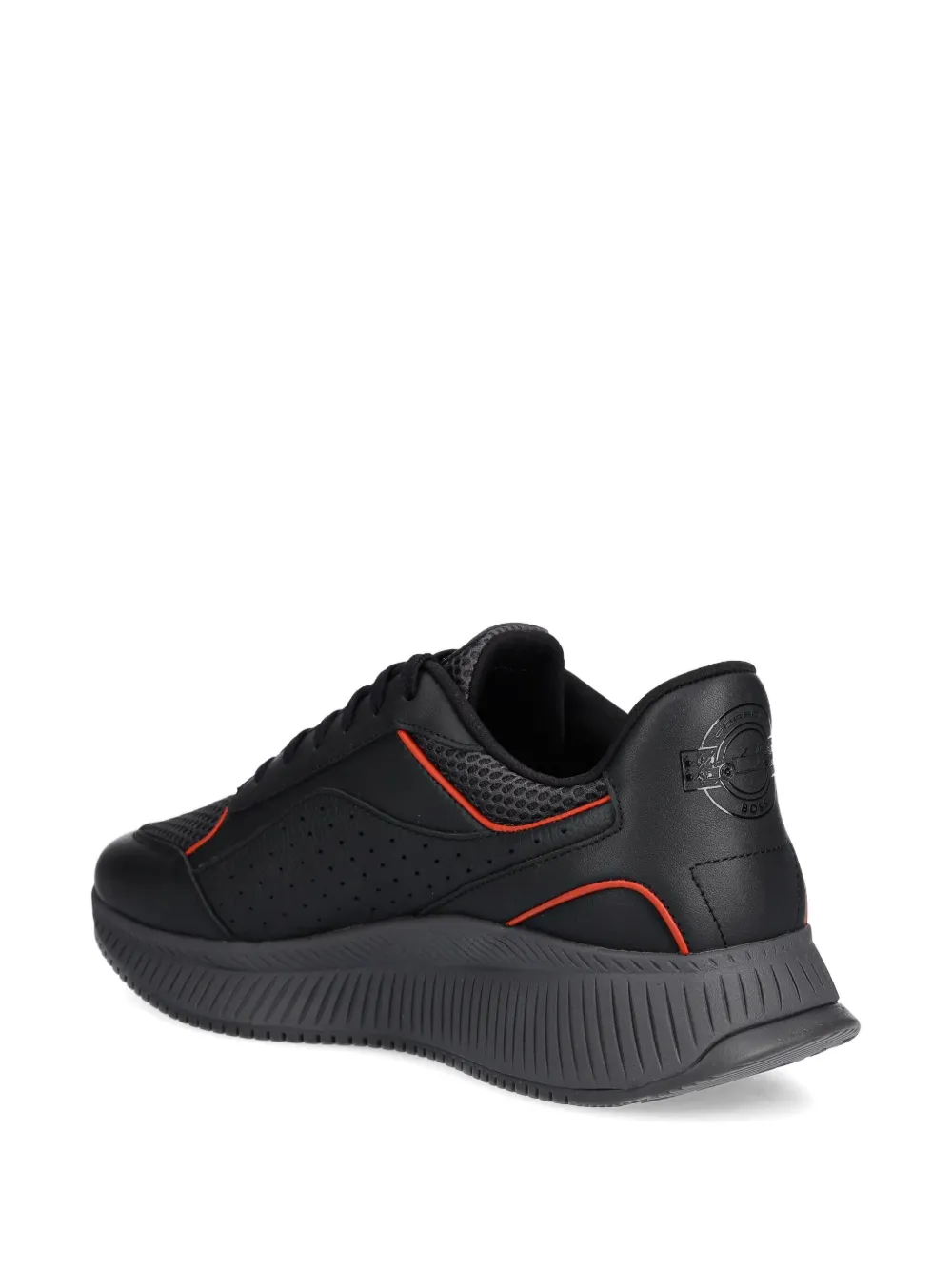 BOSS x Porsche TTNM Evo perforated leather sneakers Grey